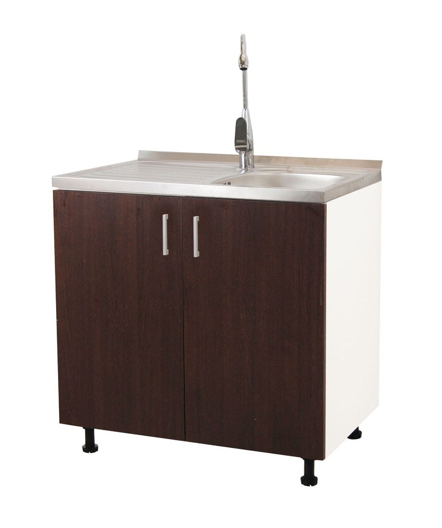 Mobilier bucătărie Tender Kit, Inferior, 80cm, Wenge