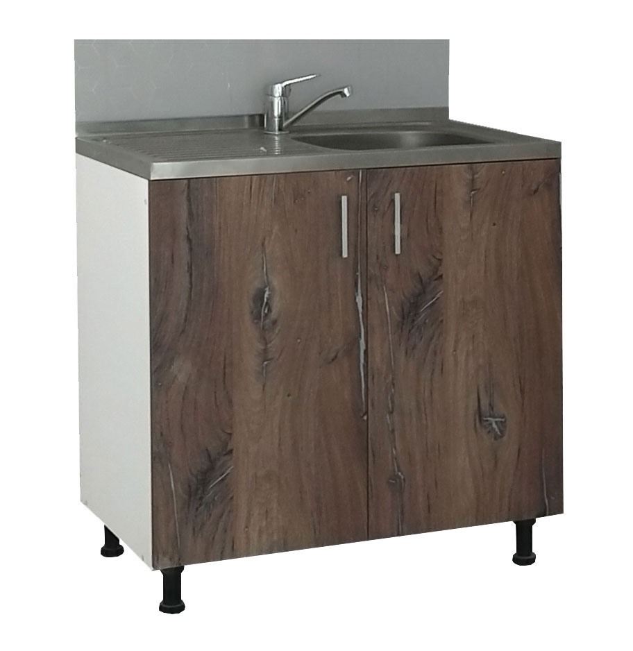 Mobilier bucătărie Tender Kit, Inferior, 80cm, Stejar celtic dark