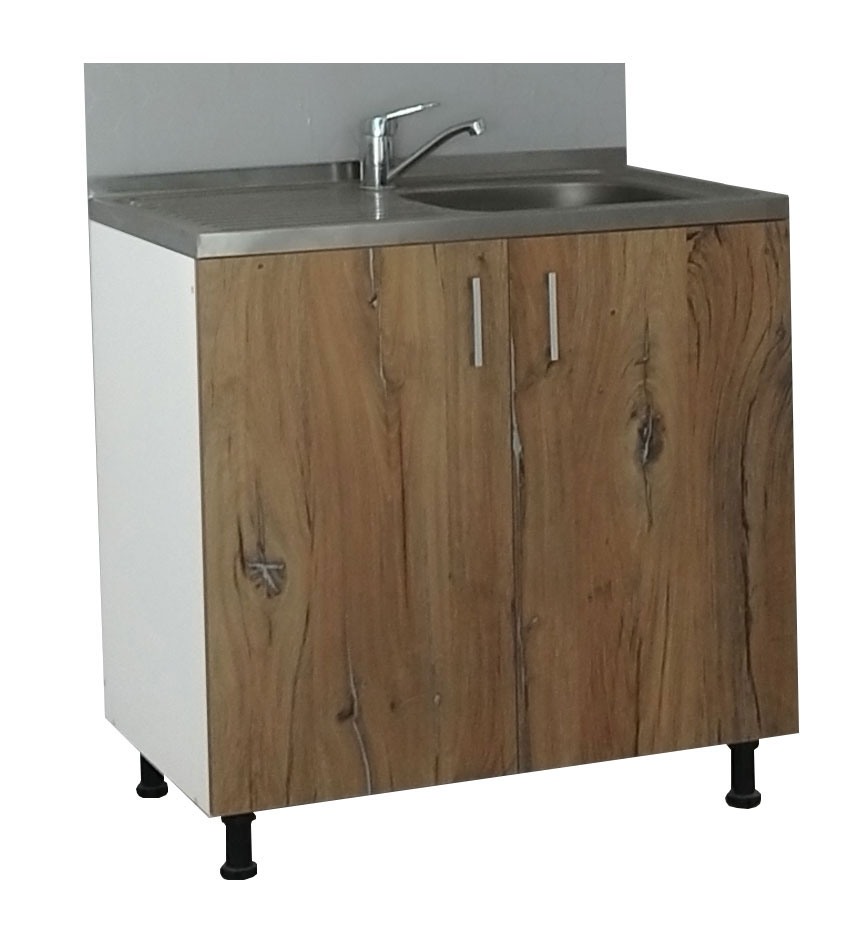 Mobilier bucătărie Tender Kit, Inferior, 80cm, Stejar celtic